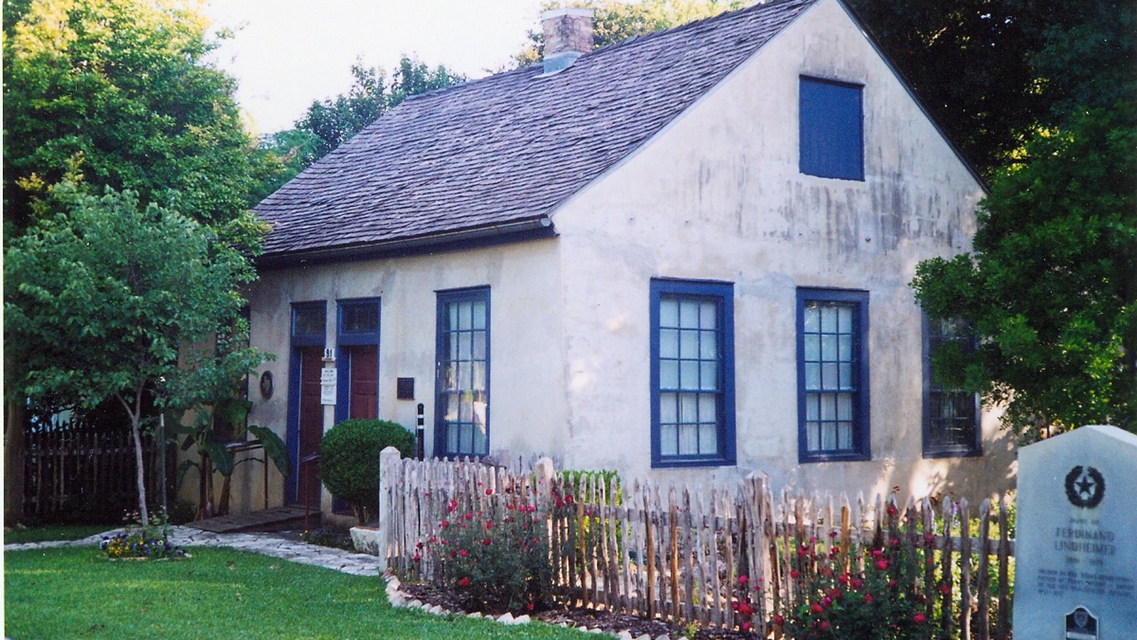 Lindheimer House in New Braunfels, Texas for a relocation guide from Velvet Realty Group