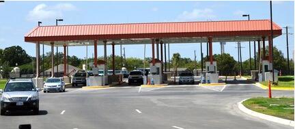 Walters Street Gate at Joint Base San Antonio-Fort Sam Houston, official JBSA public-domain photo